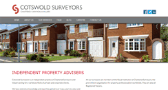 Desktop Screenshot of cotswoldsurveyors.co.uk